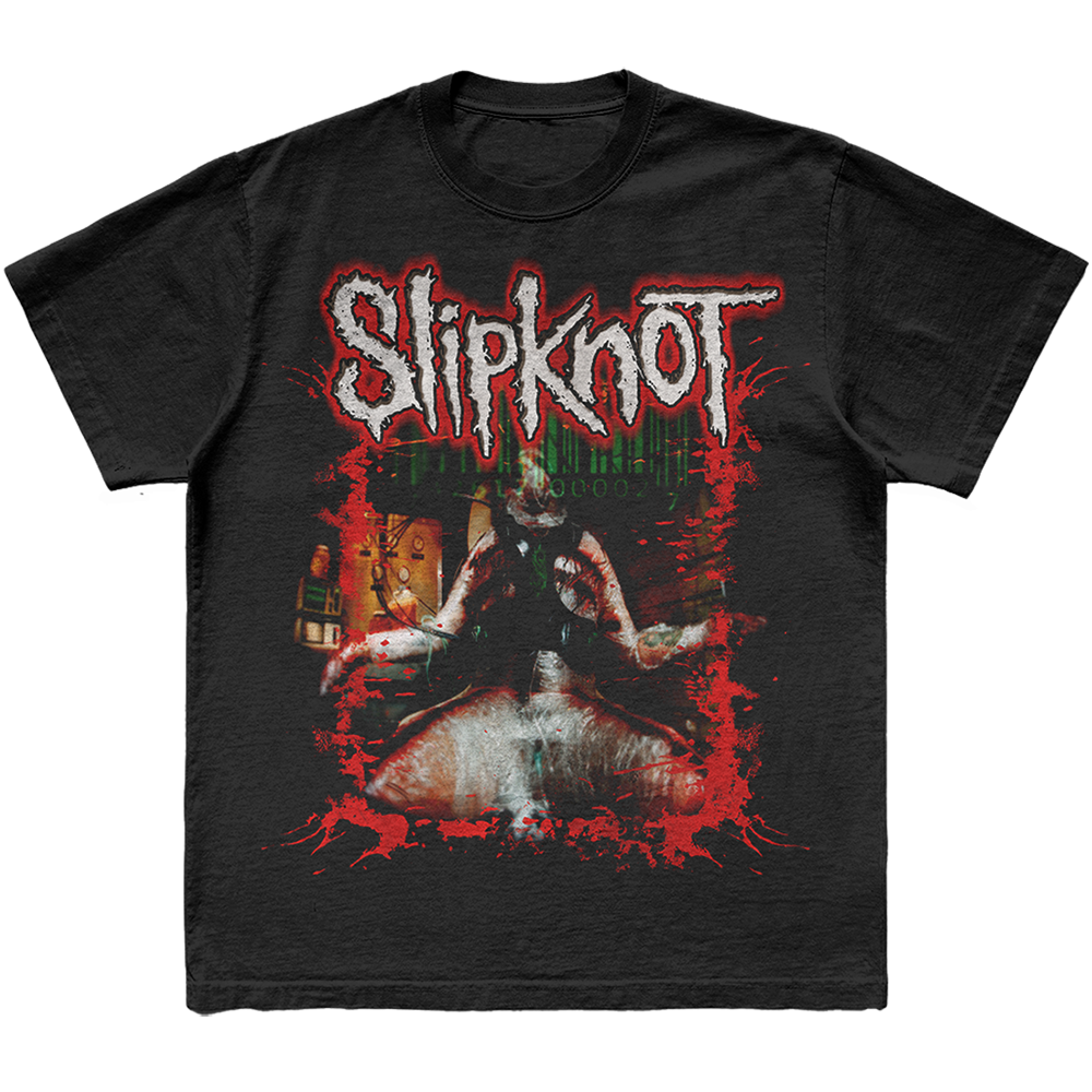 Electric Chair Splatter T-Shirt Front