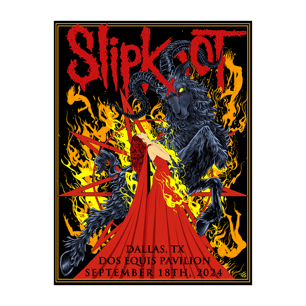 2024 Tour Poster - Dallas - Slipknot Official Store