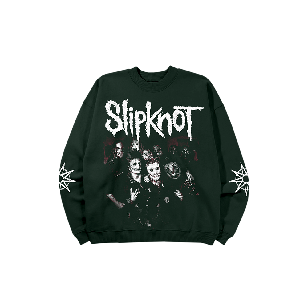 Forest Green Crewneck Front