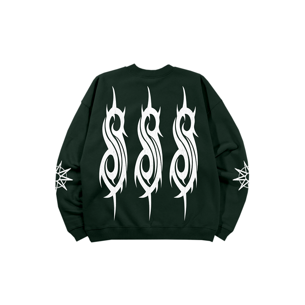 Forest Green Crewneck Back