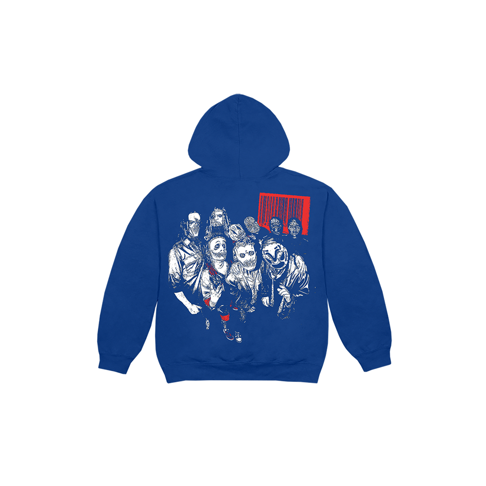 Royal Blue Hoodie Back