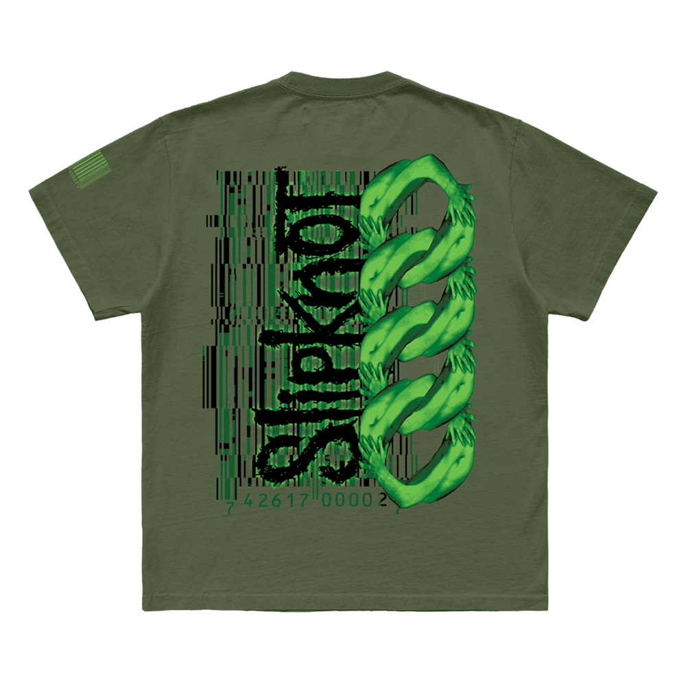 9 Star Military Green T-Shirt Back