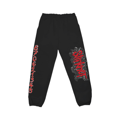 Cracked Logo Joggers Front