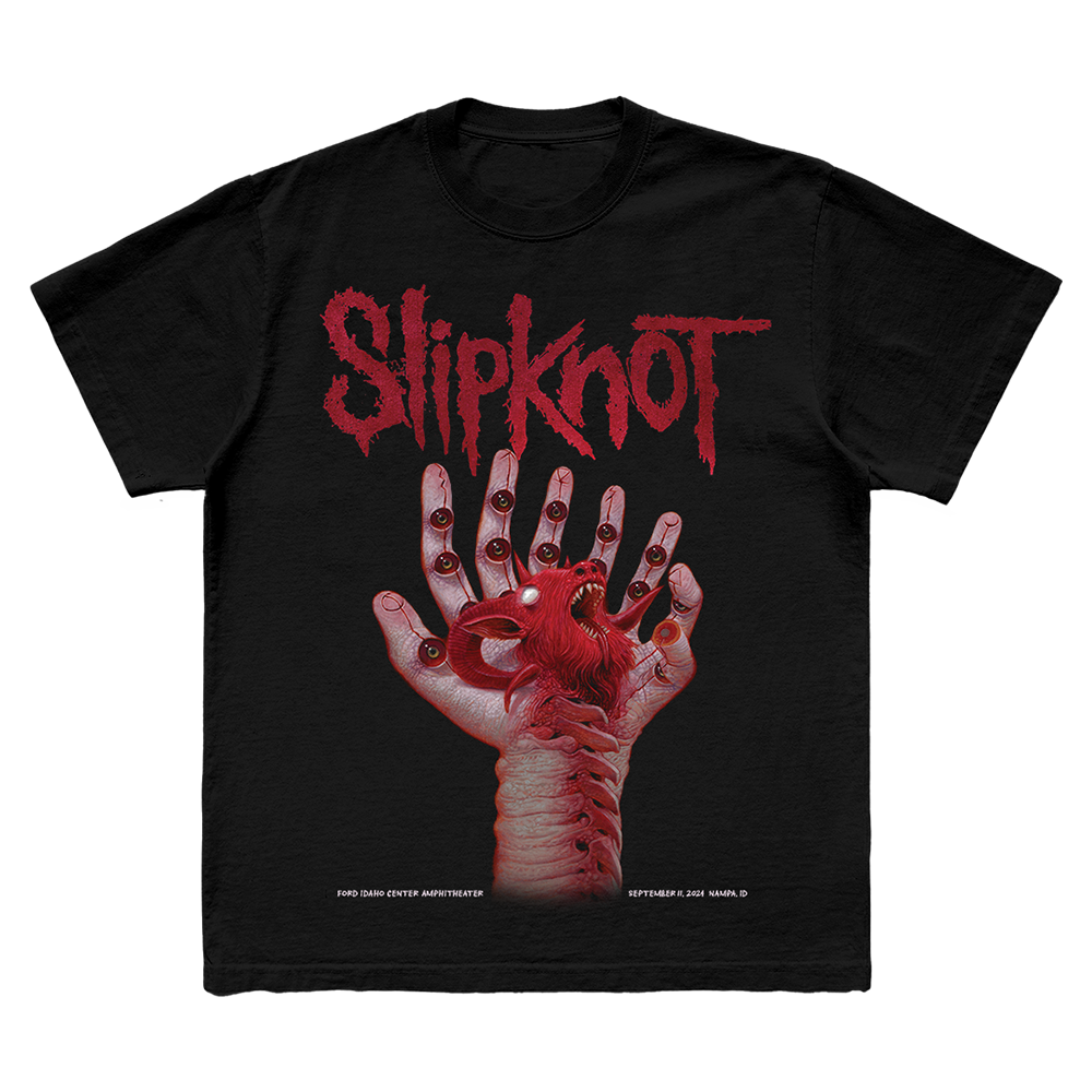ロックバンドTシャツ slipknotツアーTシャツ 2024 Tour Nampa T-Shirt - Slipknot Official Store