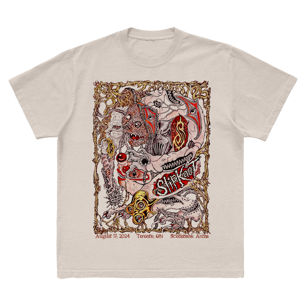 2024 Tour Toronto T Shirt Slipknot Official Store