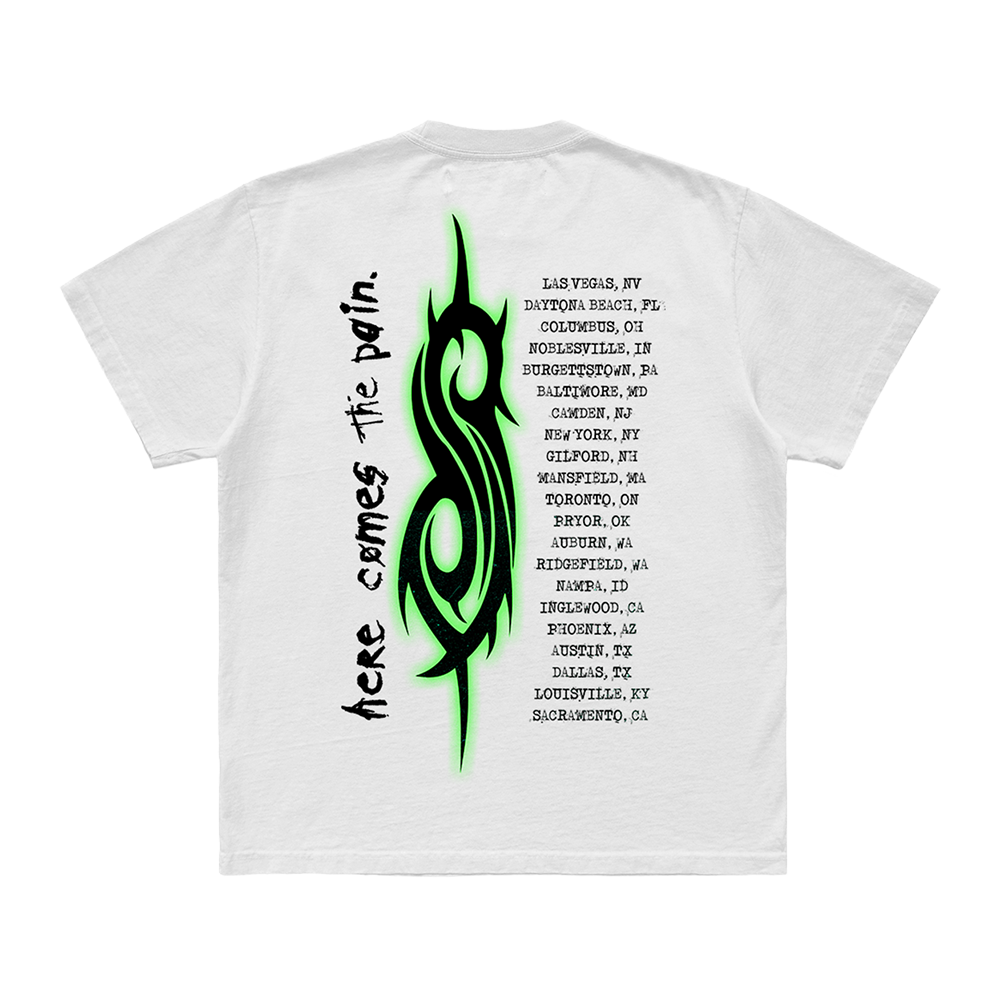 Here Comes The Pain Anniversary Tee Back