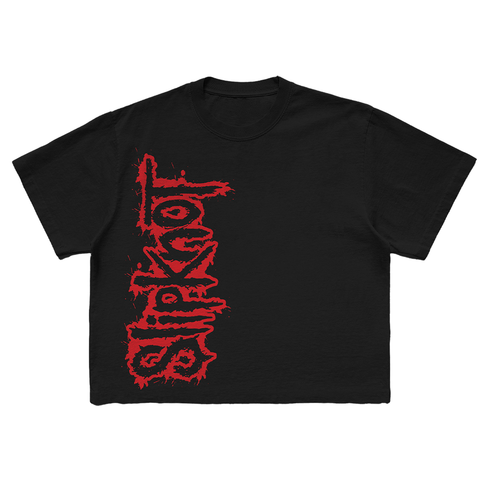 Logo + 9 Point Star Crop Top