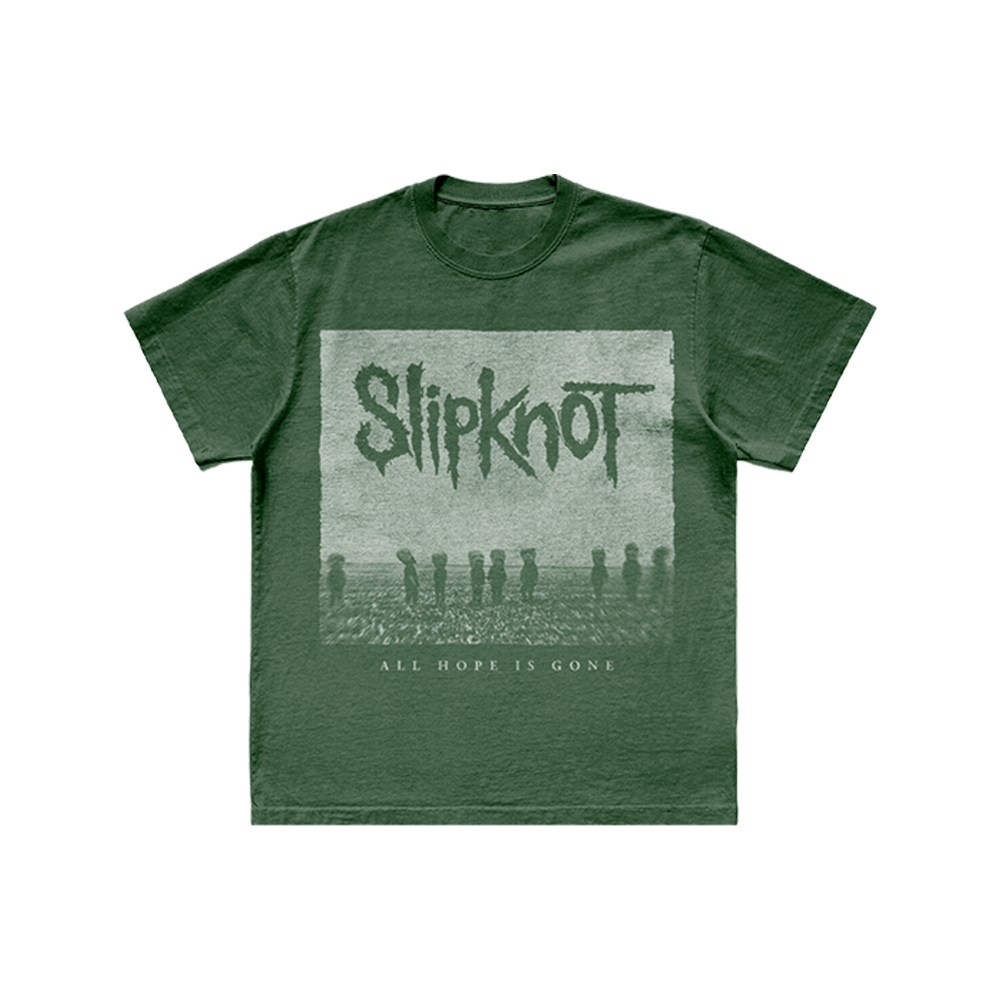 Slipknot Tシャツ グリーン ALL HOPE IS GONE XL All Hope Is Gone Washed T-Shirt - Slipknot Official Store