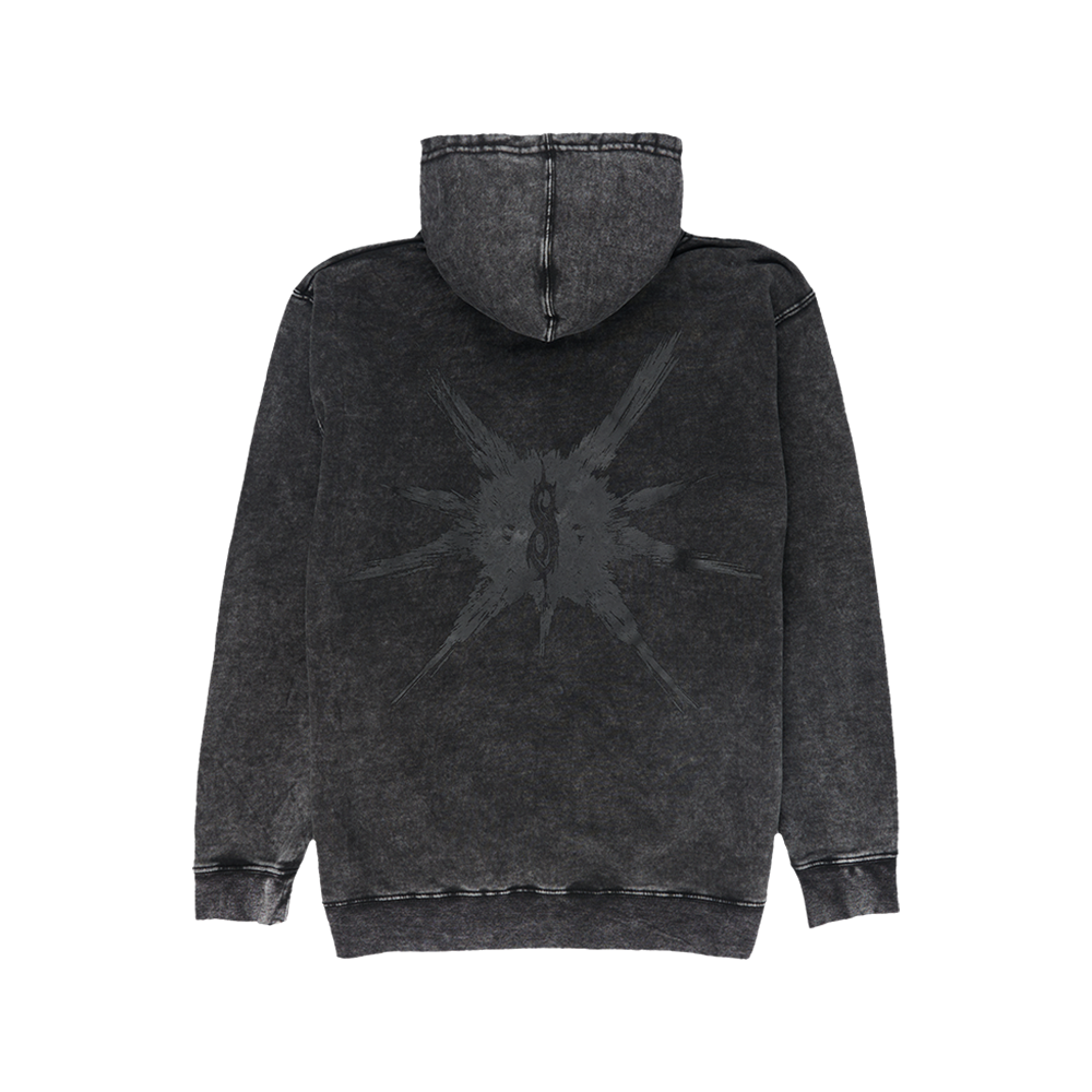Mineral Washed Logo Hoodie Back