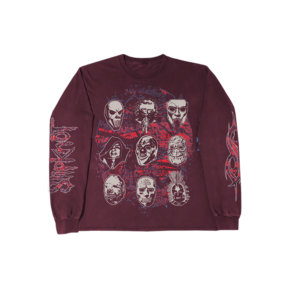 Mask Longsleeve T Shirt Slipknot Official Store