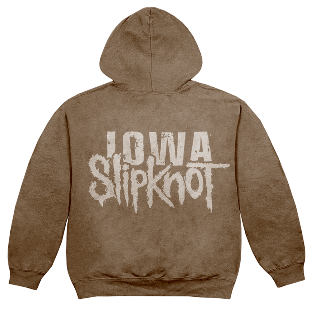 Iowa Washed Hoodie Back