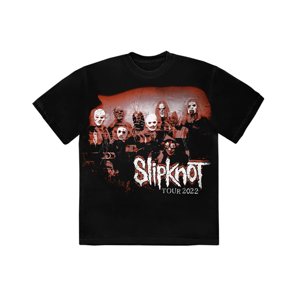 Band Photo '22 Tour Black T-Shirt Front