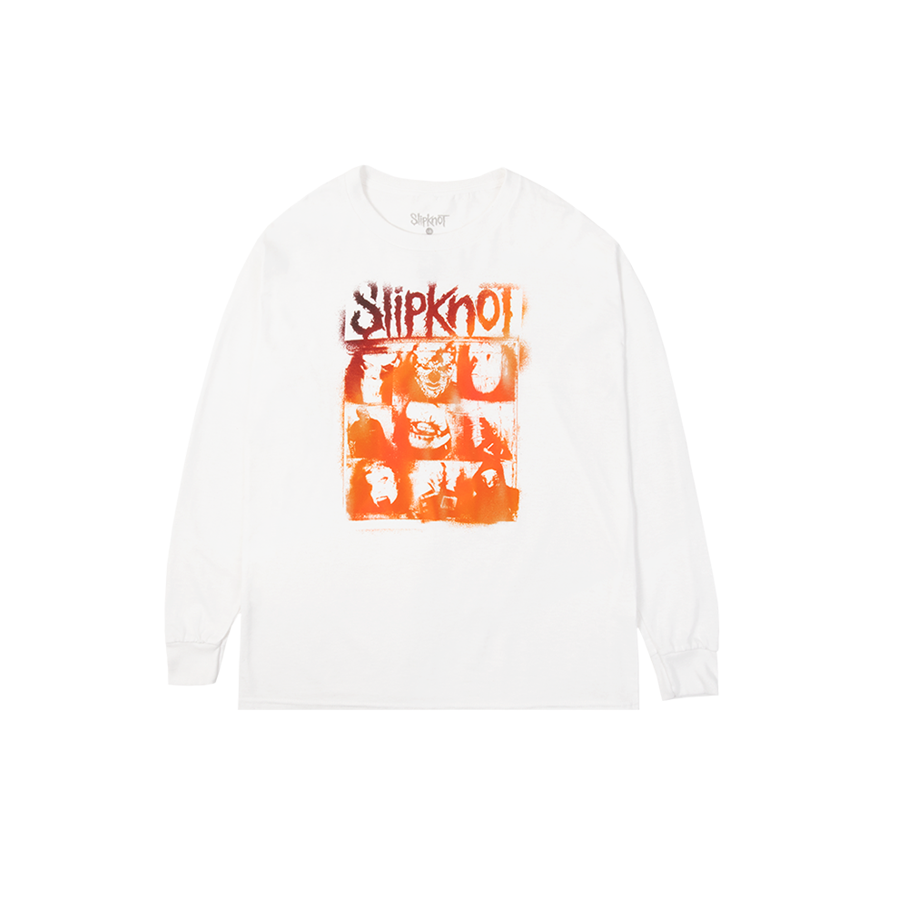 The End, So Far Mask Grid Youth Longsleeve Front