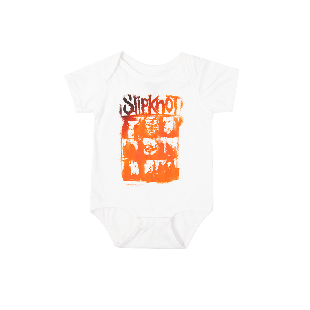 The End, So Far Mask Grid Onesie Front