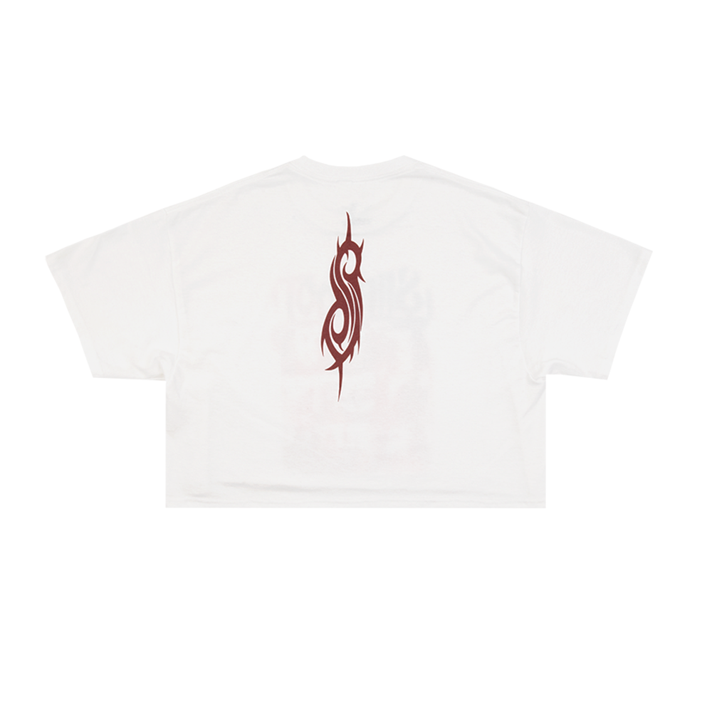 The End, So Far Mask Grid Crop T-Shirt Back
