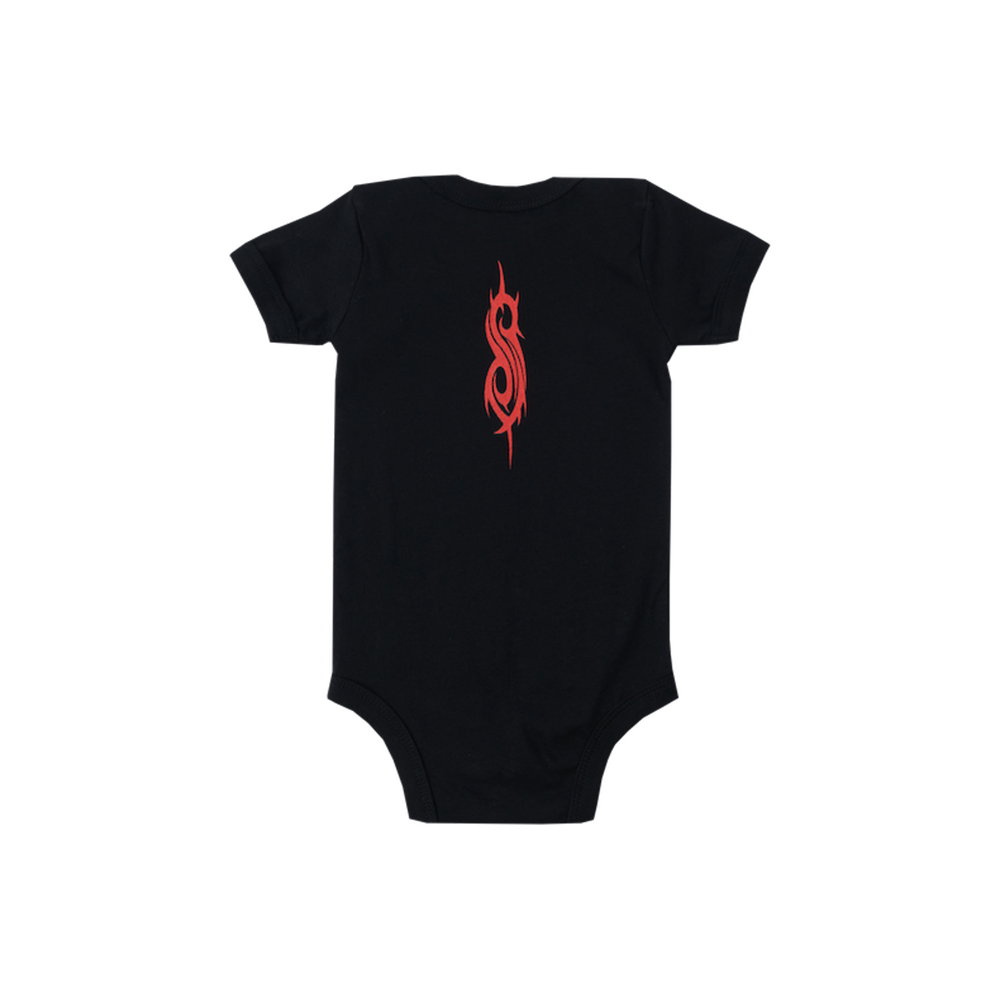 Splatter Logo Baby Onesie Back