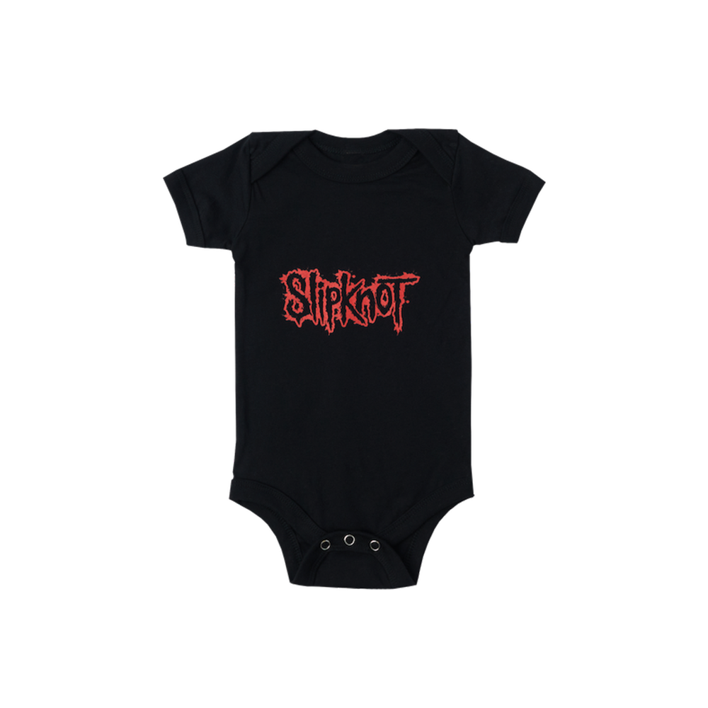 Splatter Logo Baby Onesie Front