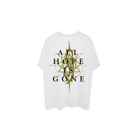 All Hope Is Gone White T-Shirt Back