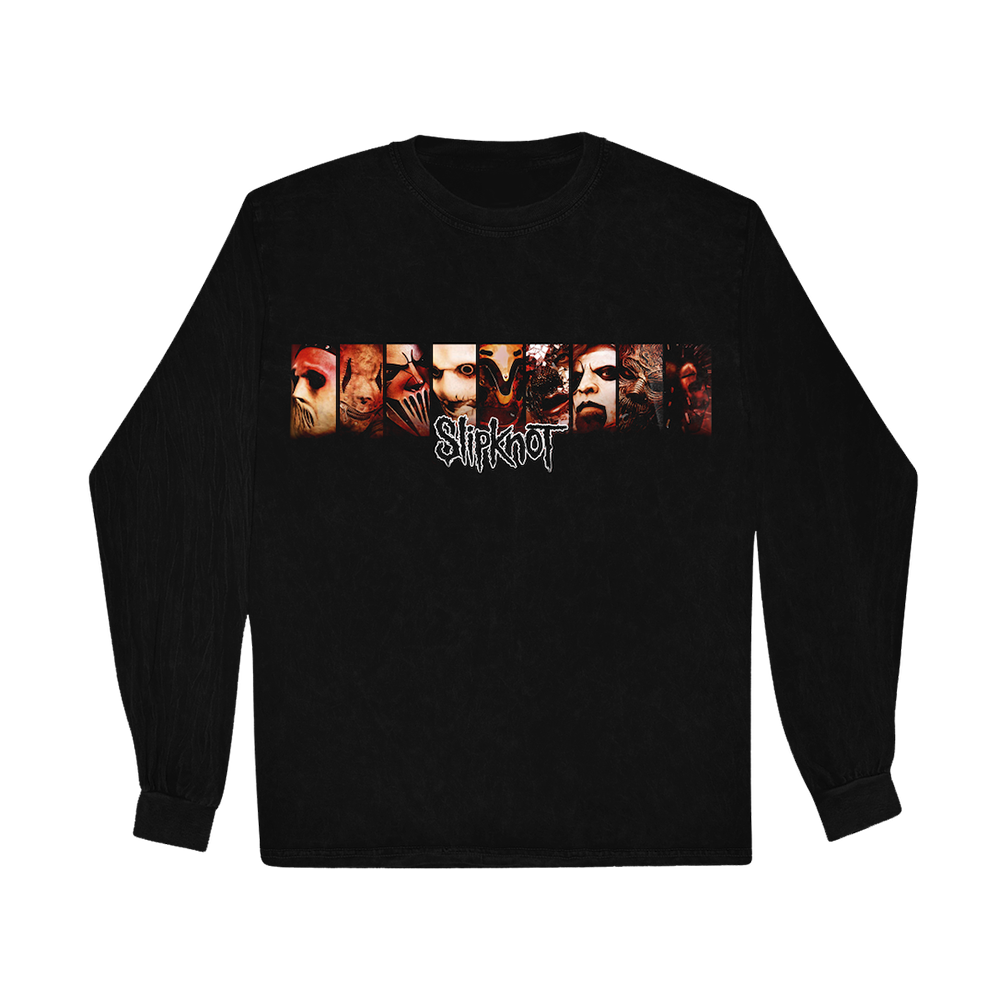 Masks '22 Tour Black Longsleeve - Slipknot Official Store Masks '22 Tour Black Longsleeve - Slipknot Official Store