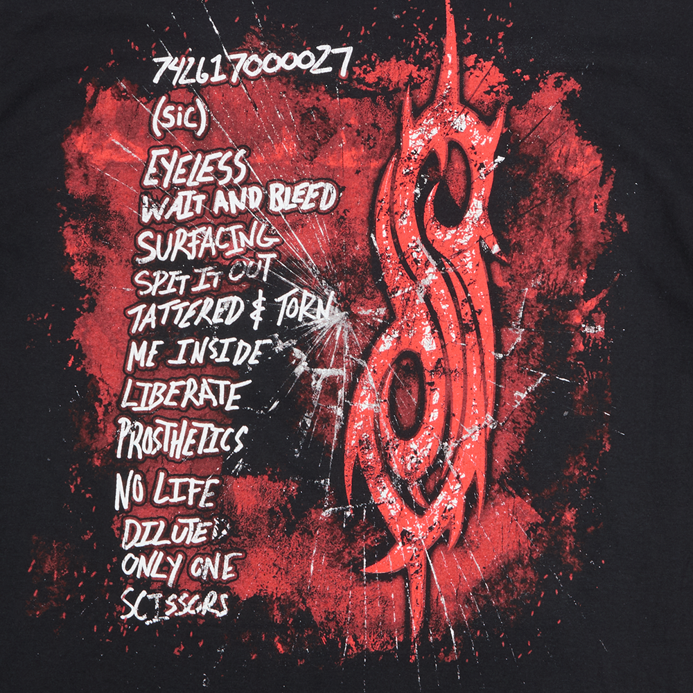 Self-Titled Tracklist T-Shirt Detail