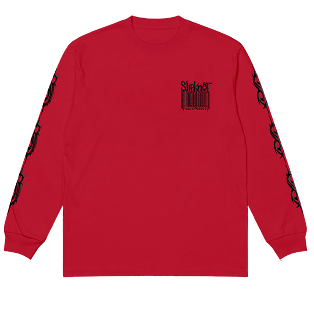 Barcode Puff Ink Longsleeve T-Shirt Front