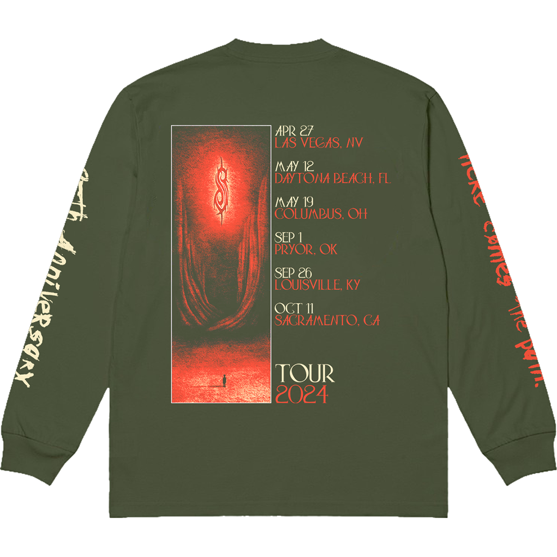 Here Comes the Pain Festival Longsleeve Back