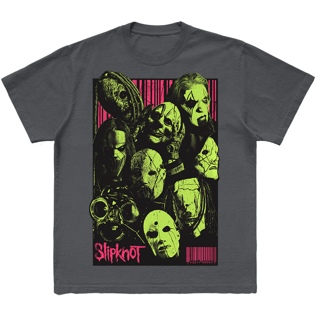 Neon Mask Goat T-Shirt Front