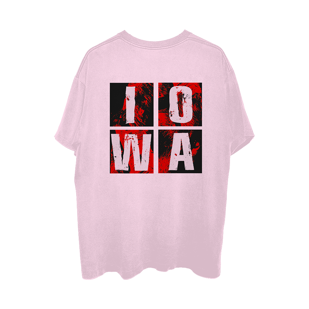 IOWA 25 STACKED BOXES T-SHIRT Back