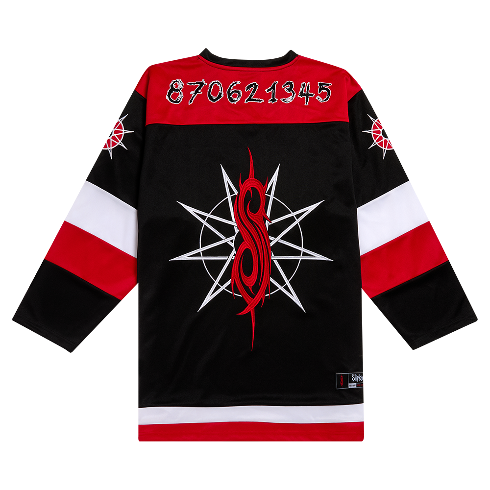 9 Point Star Hockey Jersey Back