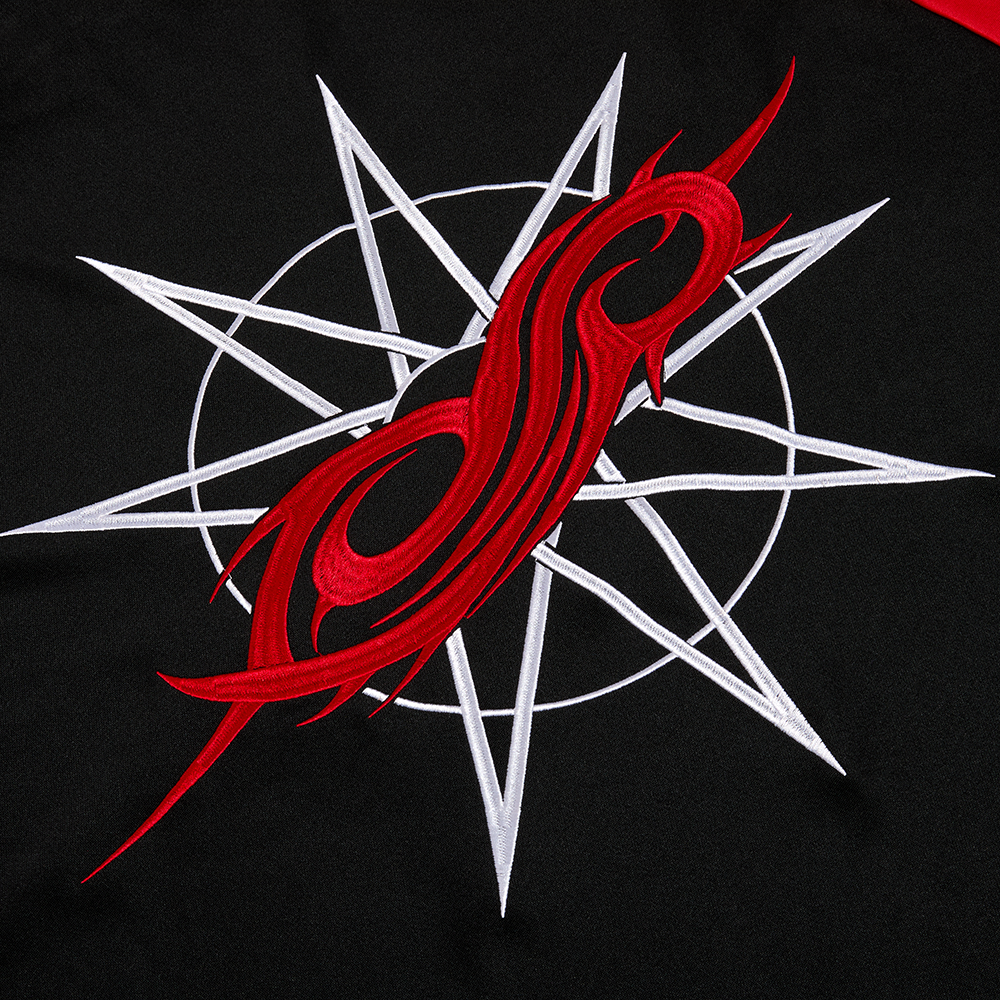 9 Point Star Hockey Jersey Logo Detail