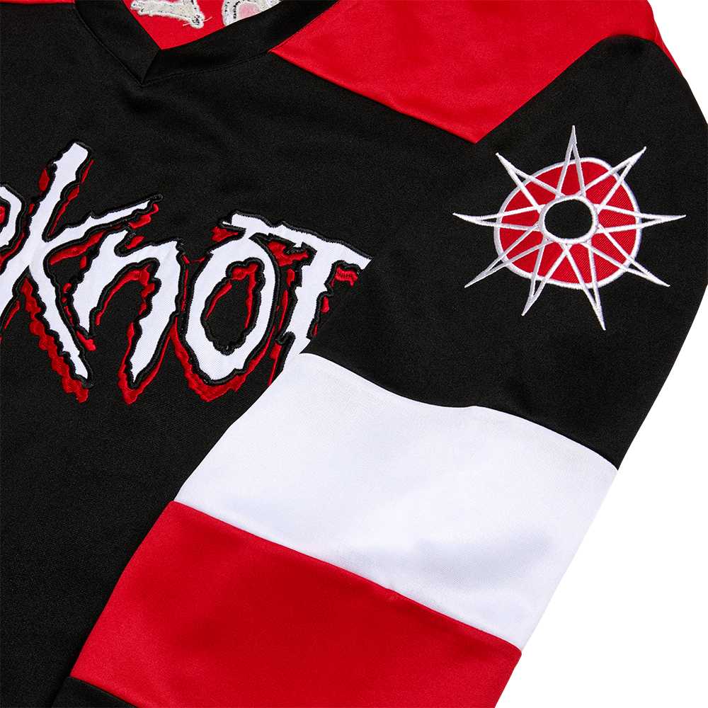 9 Point Star Hockey Jersey Sleeve Detail 1
