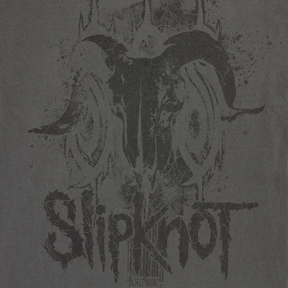 Goat Head Grey T-Shirt Back Detail