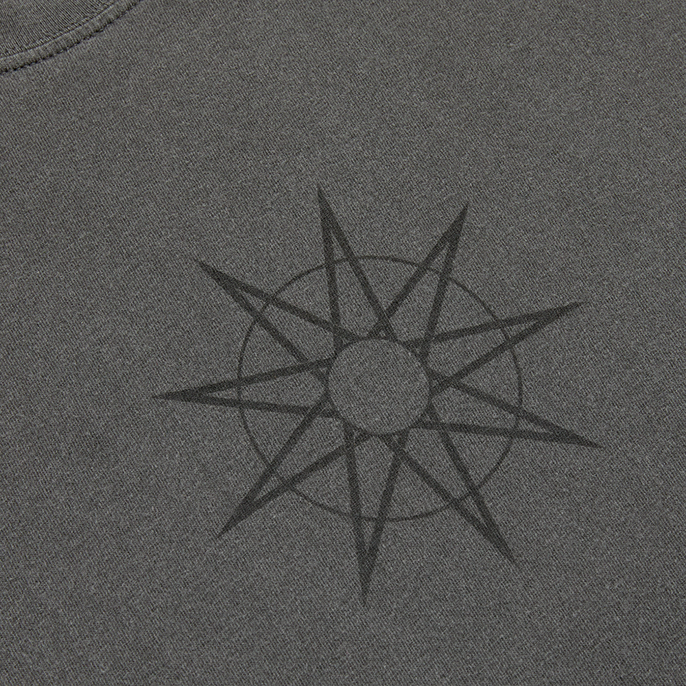 Goat Head Grey T-Shirt Front Detail