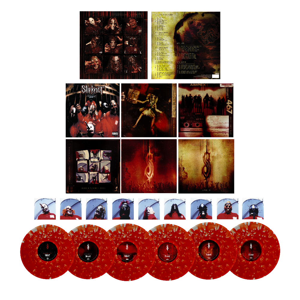Slipknot 6LP (25th Anniversary Blood Splatter Box Set)