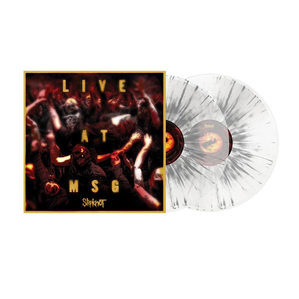 Slipknot Live at MSG Clear with Silver Splatter 2LP