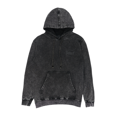 Mineral Washed Logo Hoodie Front