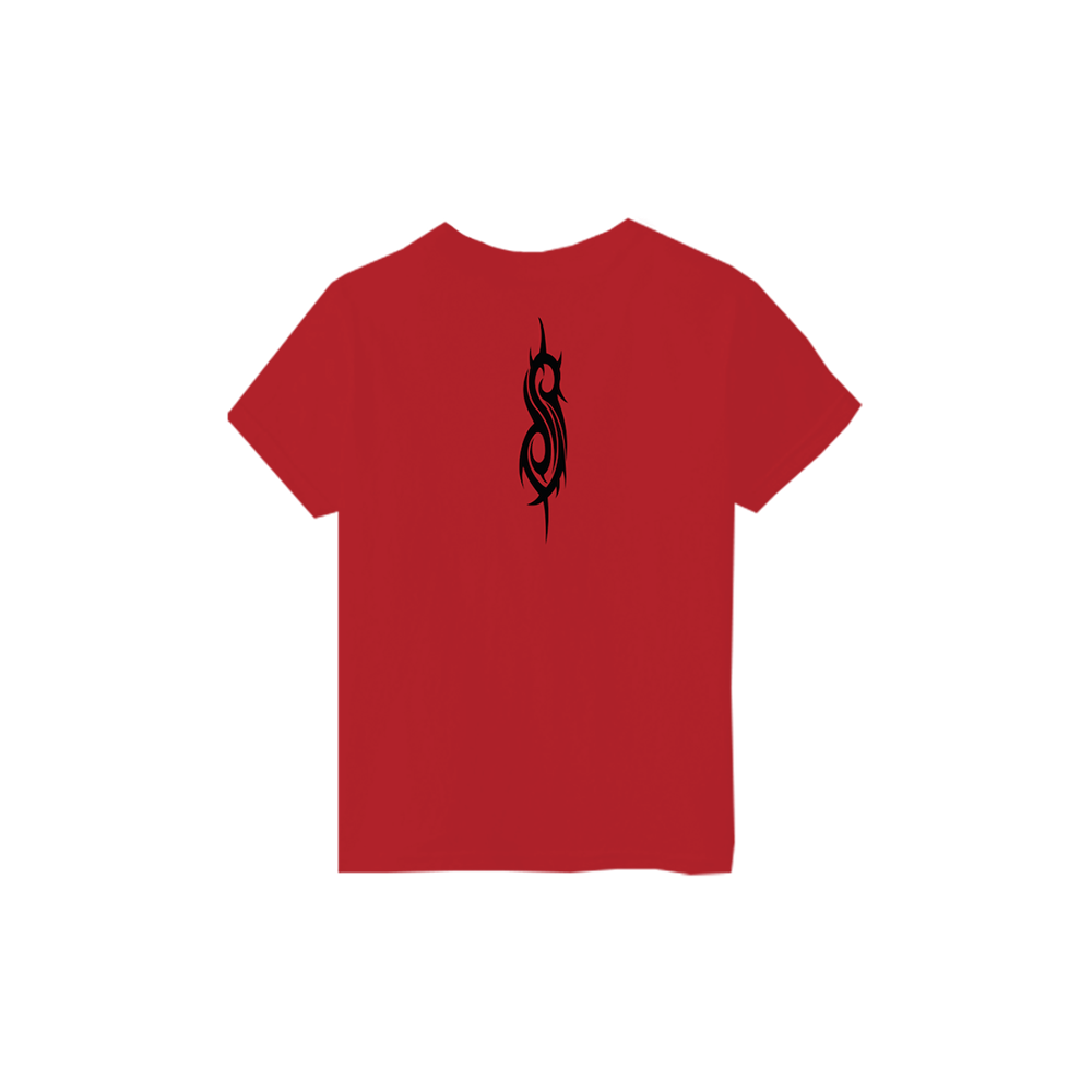 Splatter Logo Red Kids T-Shirt Back