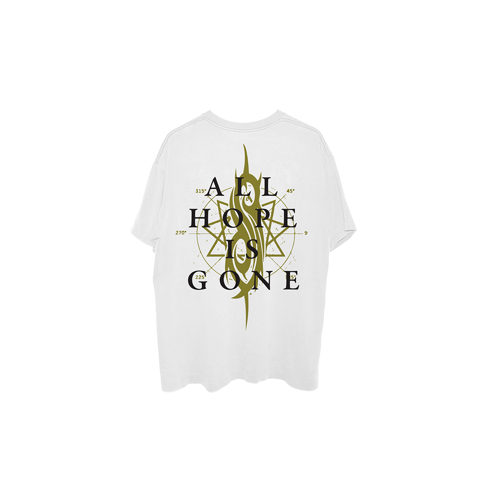 All Hope Is Gone White T-Shirt Back