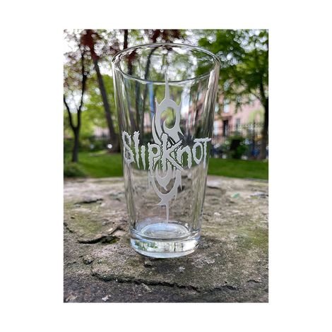 Tribal S Logo Etched Glass