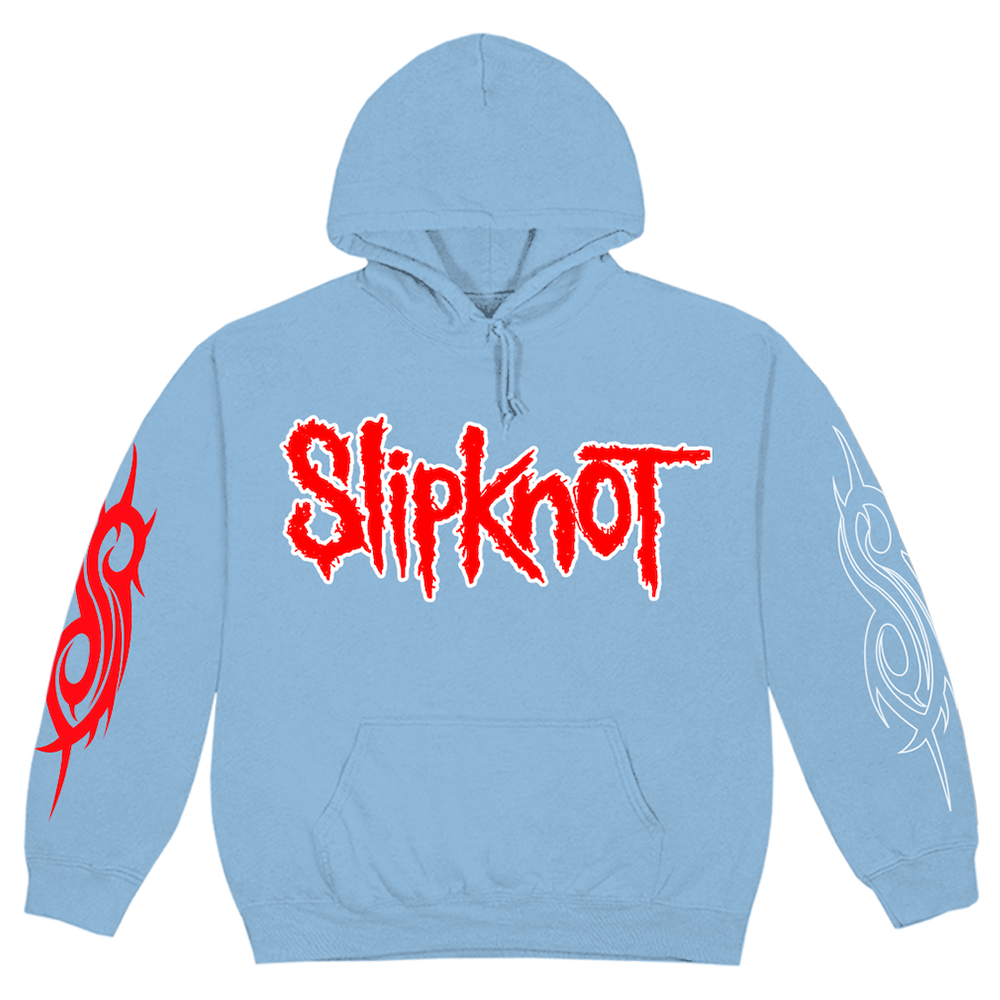 Slipknot Logo 22 Tour Blue Hoodie Slipknot Official Store